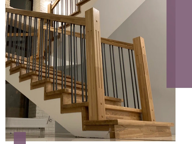 Реставрация деревянных и металлических лестниц в Лангепасе