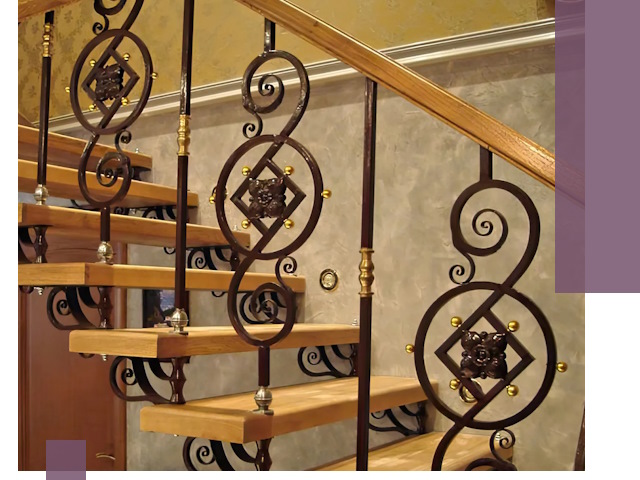 Изготовление кованых лестниц под ключ в Лангепасе