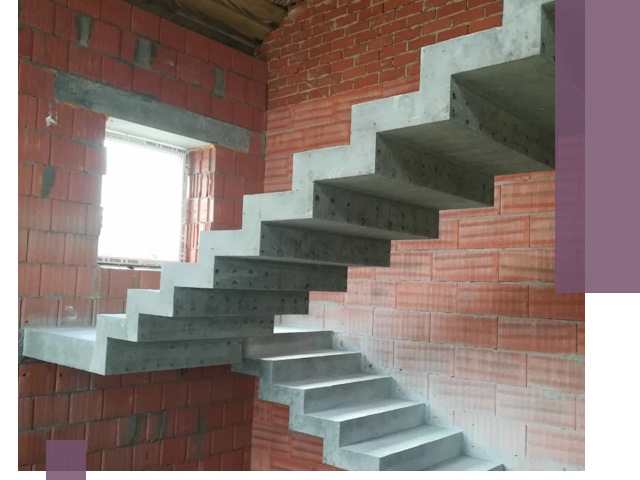 Бетонные лестницы под ключ в Лангепасе: монтаж, демонтаж, ремонт