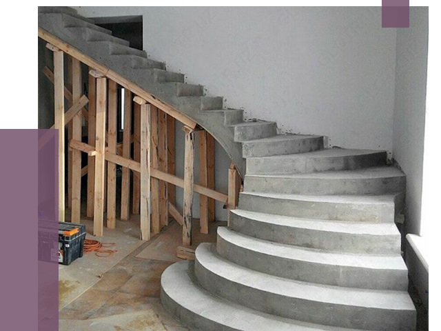 Изготовление бетонных лестниц под ключ в Лангепасе от 19695 руб. | ПРОЛЁТ-Лнг