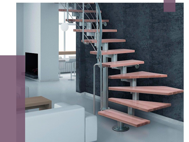 Модульные лестницы в Лангепасе от 16665 руб. — купить в ПРОЛЁТ-Лнг