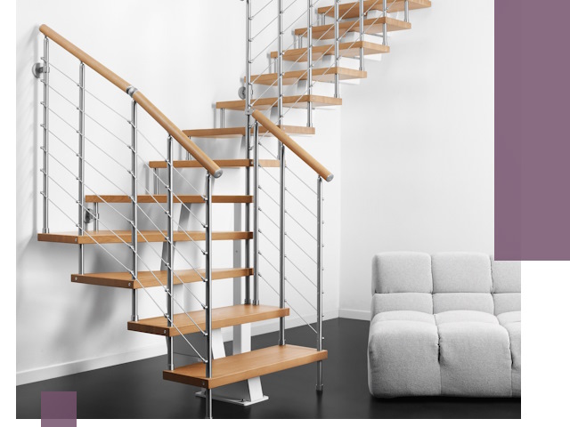 Модульные лестницы под ключ в Лангепасе — монтаж и изготовление