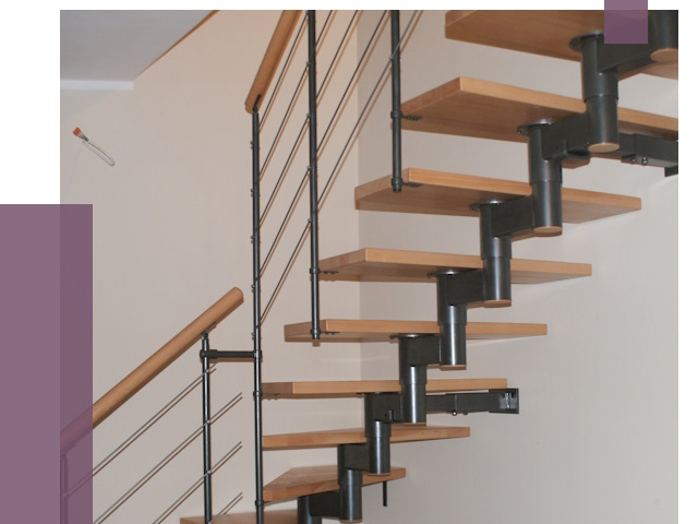 Изготовление модульных лестниц в Лангепасе от 11363 руб. 