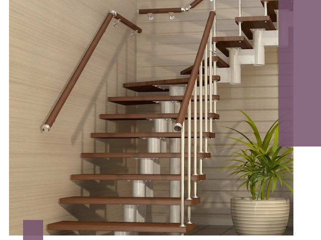 Изготовление модульных лестниц под ключ в Лангепасе