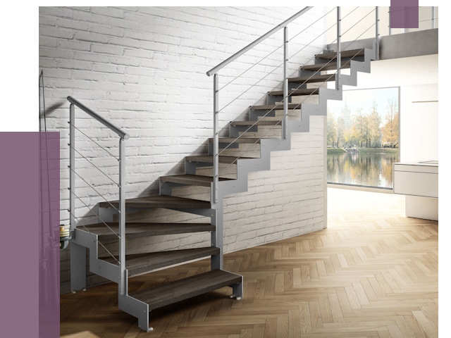 Г-образные лестницы под ключ в Лангепасе от 36613 руб. | ПРОЛЁТ-Лнг