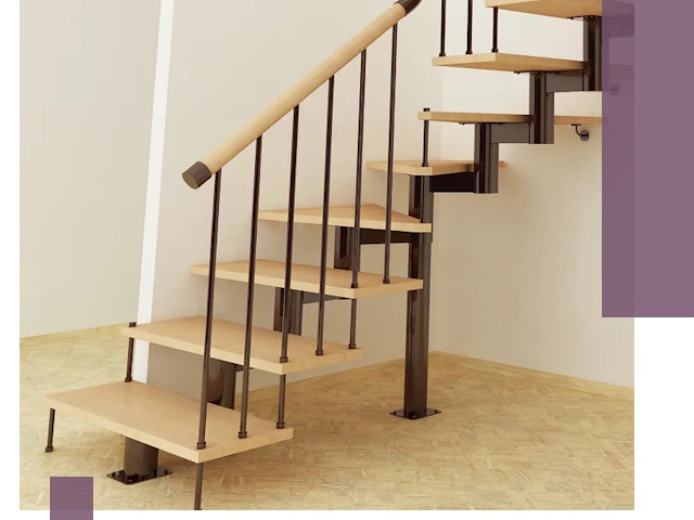 Монтаж лестниц на больцах в Лангепасе — быстро и надежно