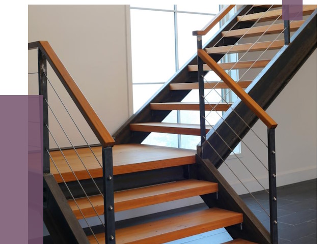 Изготовление лестниц на металлокаркасе в Лангепасе от 18685 руб. | ПРОЛЁТ-Лнг