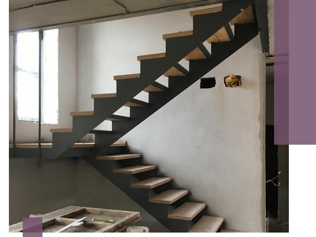 Изготовление лестниц на металлокаркасе в Лангепасе от производителя