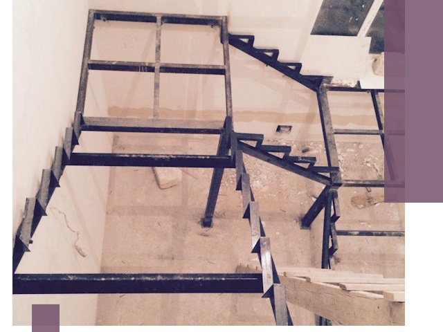 Монтаж лестниц на металлокаркасе в Лангепасе быстро и качественно