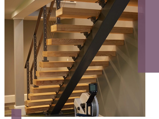 Лестницы на монокосоурах под ключ в Лангепасе - изготовление и монтаж