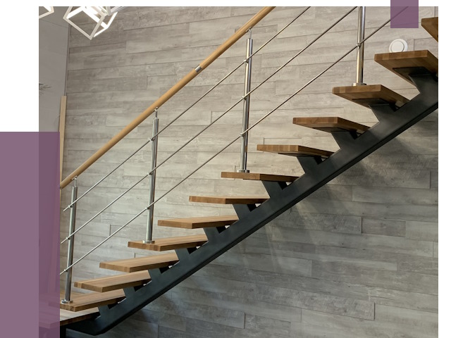 Изготовление лестниц на монокосоуре в Лангепасе от 75245 руб. 