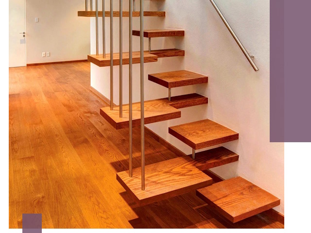 Лестницы «гусиный шаг» на заказ в Лангепасе для узких пространств