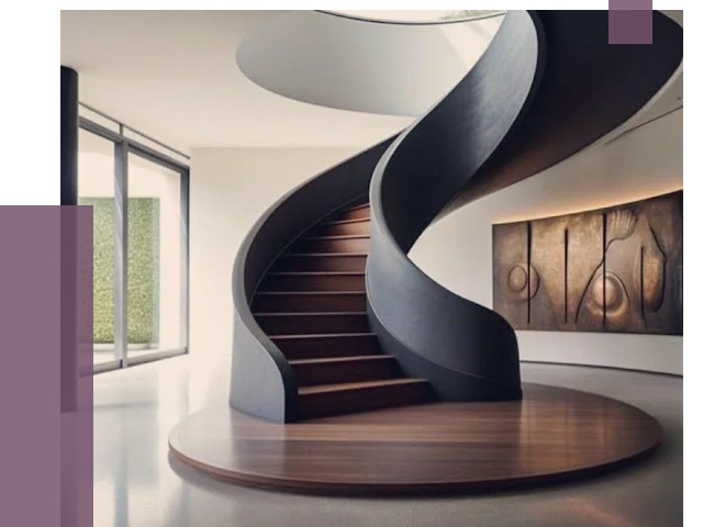 Элитные лестницы под заказ в Лангепасе от 186850 руб. — ПРОЛЁТ-Лнг