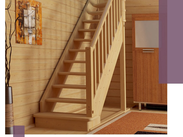 Лестницы эконом класса под ключ в Лангепасе — недорого и быстро