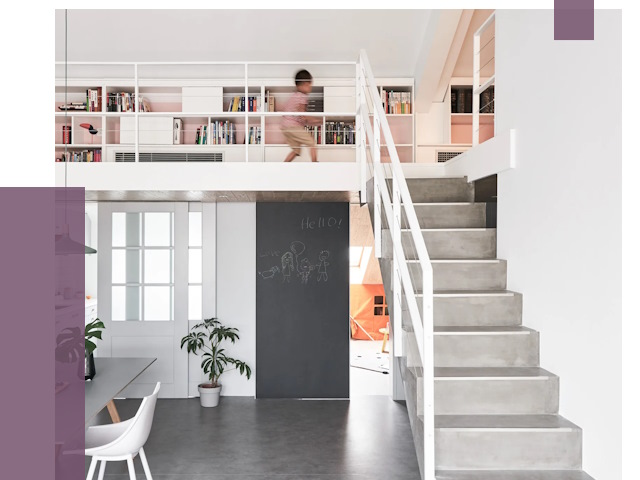 Лестницы для двухуровневой квартиры в Лангепасе от 174225 руб. | ПРОЛЁТ-Лнг