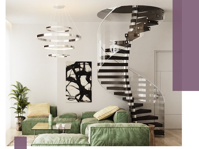 Лестницы для двухуровневой квартиры в Лангепасе — изготовление и монтаж