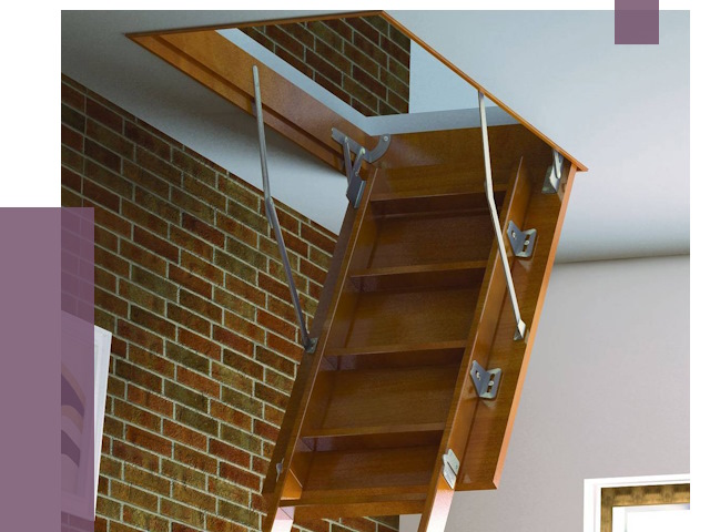 Установка чердачной лестницы в Лангепасе от 7727 руб. | ПРОЛЁТ-Лнг