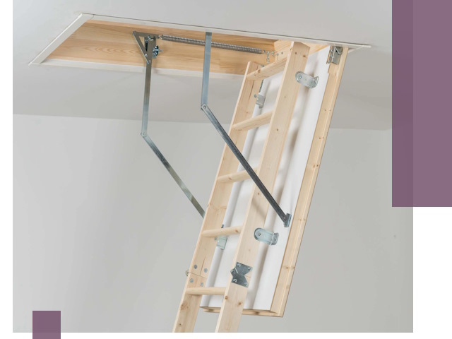 Установка чердачной лестницы под ключ в Лангепасе