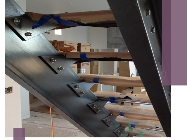 Усиление лестничных конструкций и усиление опор в Лангепасе