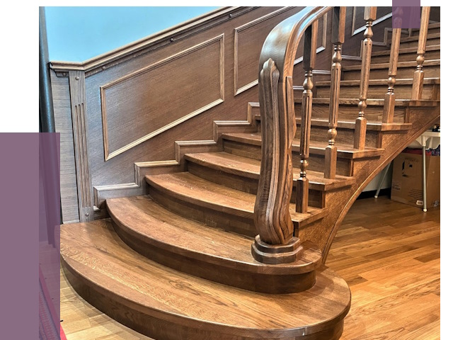 Дубовые лестницы под ключ в Лангепасе от 174225 руб. — ПРОЛЁТ-Лнг