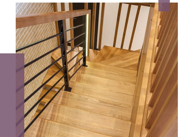 Лестницы из ясеня в Лангепасе под ключ от 9898 руб. 