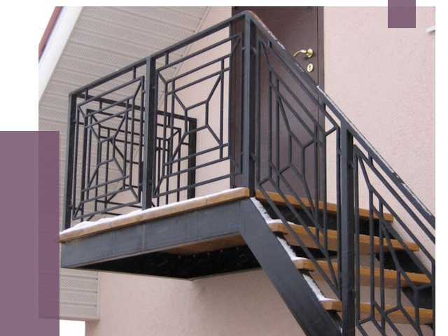 Металлические перила в Лангепасе от 4242 руб.  | ПРОЛЁТ-Лнг