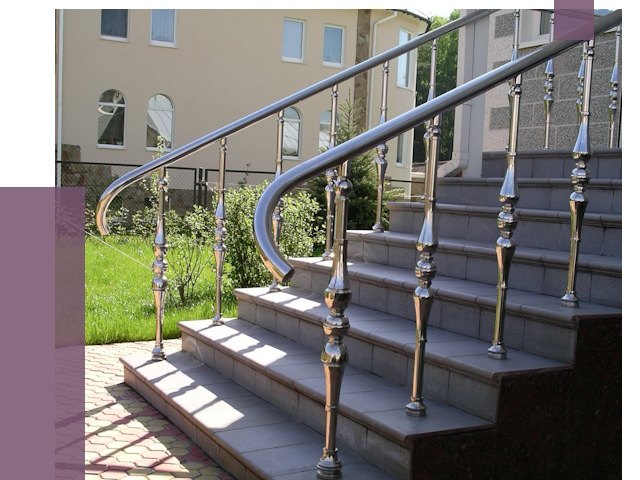 Перила для крыльца в Лангепасе от 10605 руб. — монтаж ПРОЛЁТ-Лнг