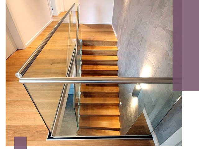 Перила для лестницы в доме — изготовление и монтаж в Лангепасе