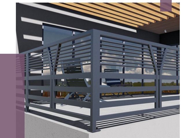 Изготовление балконных ограждений в Лангепасе от 10605 руб. | ПРОЛЁТ-Лнг