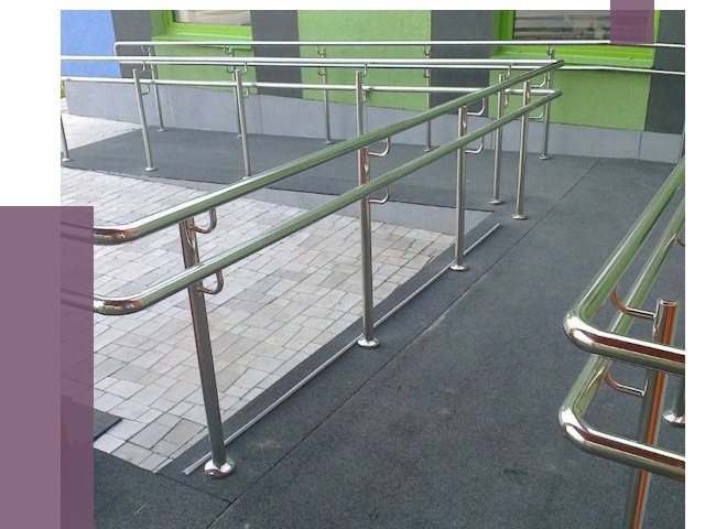 Ограждения пандусов в Лангепасе от 4293 руб. монтаж | ПРОЛЁТ-Лнг