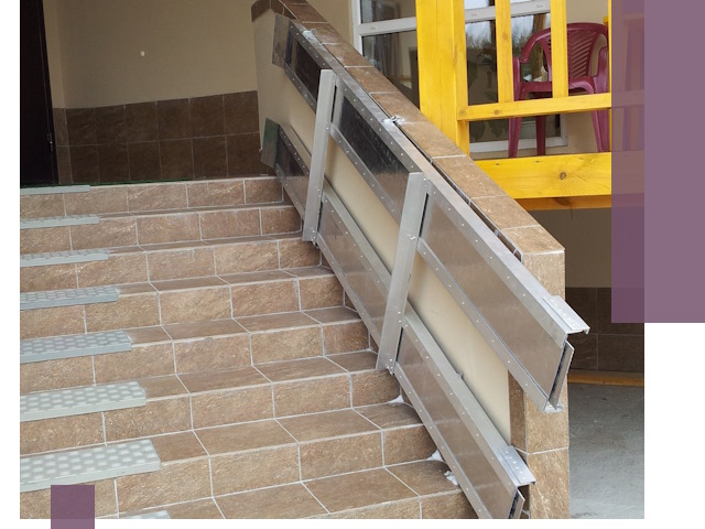 Откидные пандусы под ключ в Лангепасе — монтаж и демонтаж