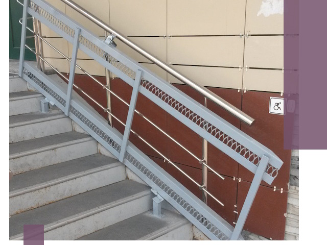 Изготовление откидных пандусов под ключ в Лангепасе