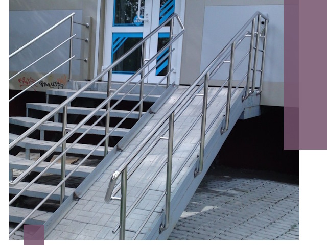 Пандус на крыльцо под ключ в Лангепасе: монтаж и изготовление