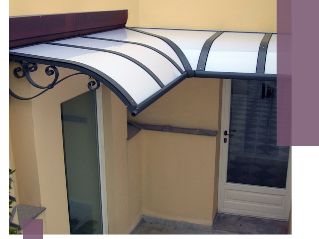 Монтаж козырьков любой сложности в Лангепасе под ключ