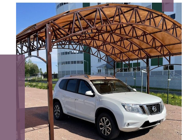 Недорогие навесы в Лангепасе от 42420 руб.  | ПРОЛЁТ-Лнг