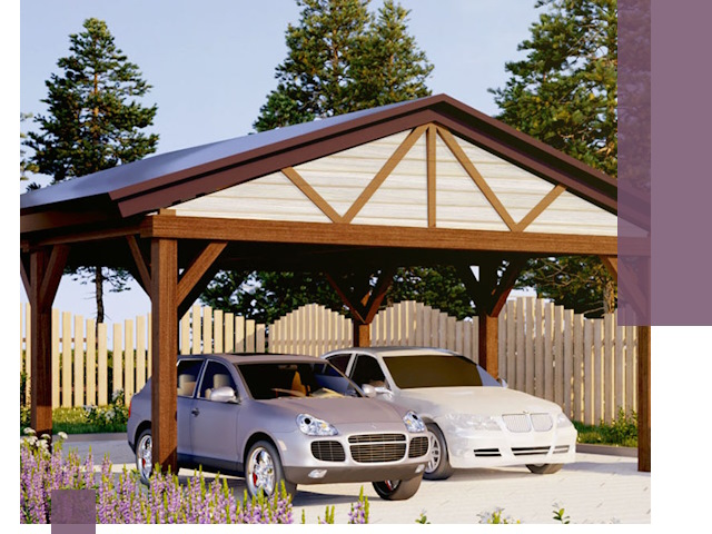 Навесы для автомобиля в Лангепасе — изготовление и монтаж