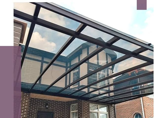 Навесы из поликарбоната в Лангепасе от 8504 руб. под ключ — ПРОЛЁТ-Лнг