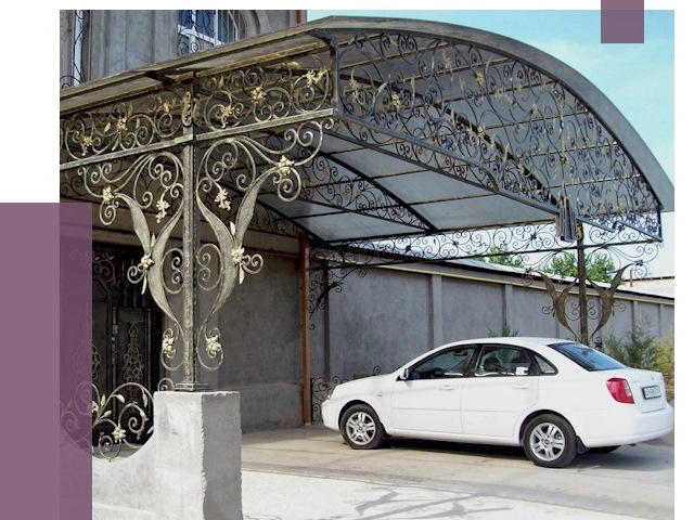 Кованые навесы в Лангепасе от 14393 руб. | ПРОЛЁТ-Лнг