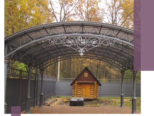 Кованые навесы премиум-класса под заказ в Лангепасе