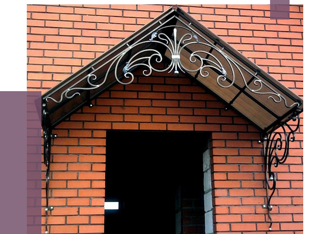 Металлические козырьки в Лангепасе от 10555 руб. 