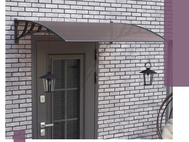 Недорогие козырьки и навесы под ключ в Лангепасе