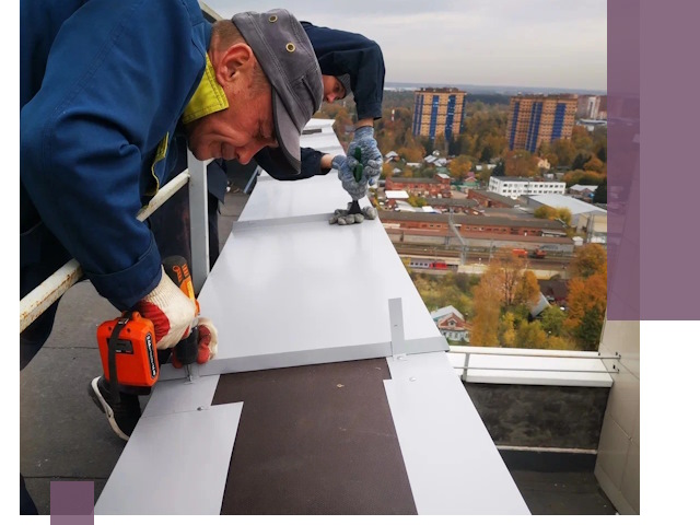 Монтаж парапетов в Лангепасе — установка прочных металлических ограждений