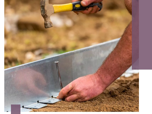 Монтаж металлических бордюров в Лангепасе быстро и качественно