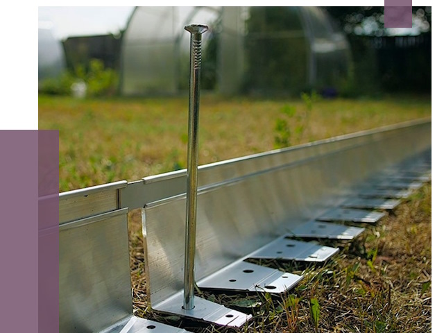 Металлические бордюры для газона в Лангепасе от 4242 руб. | ПРОЛЁТ-Лнг