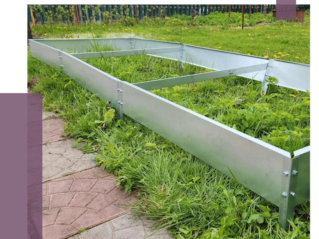 Металлические бордюры для грядок в Лангепасе от 1768 руб. 