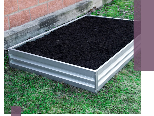 Металлические бордюры для грядок в Лангепасе: прочность и аккуратность