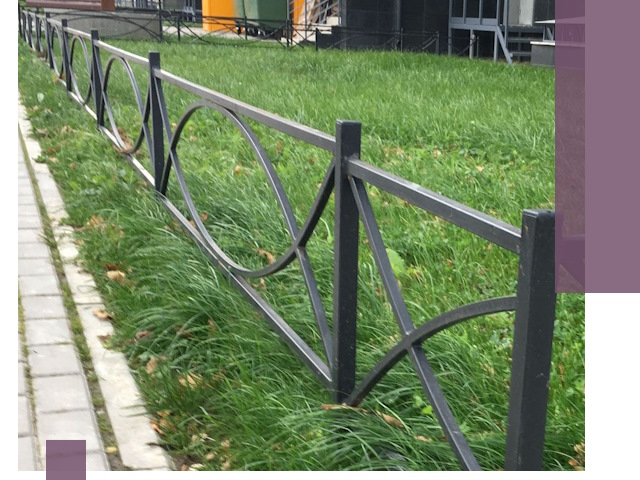 Газонные ограждения из металла в Лангепасе — монтаж и продажа
