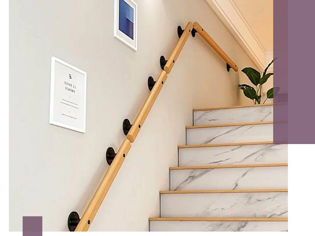 Поручни металлические и деревянные под ключ в Лангепасе